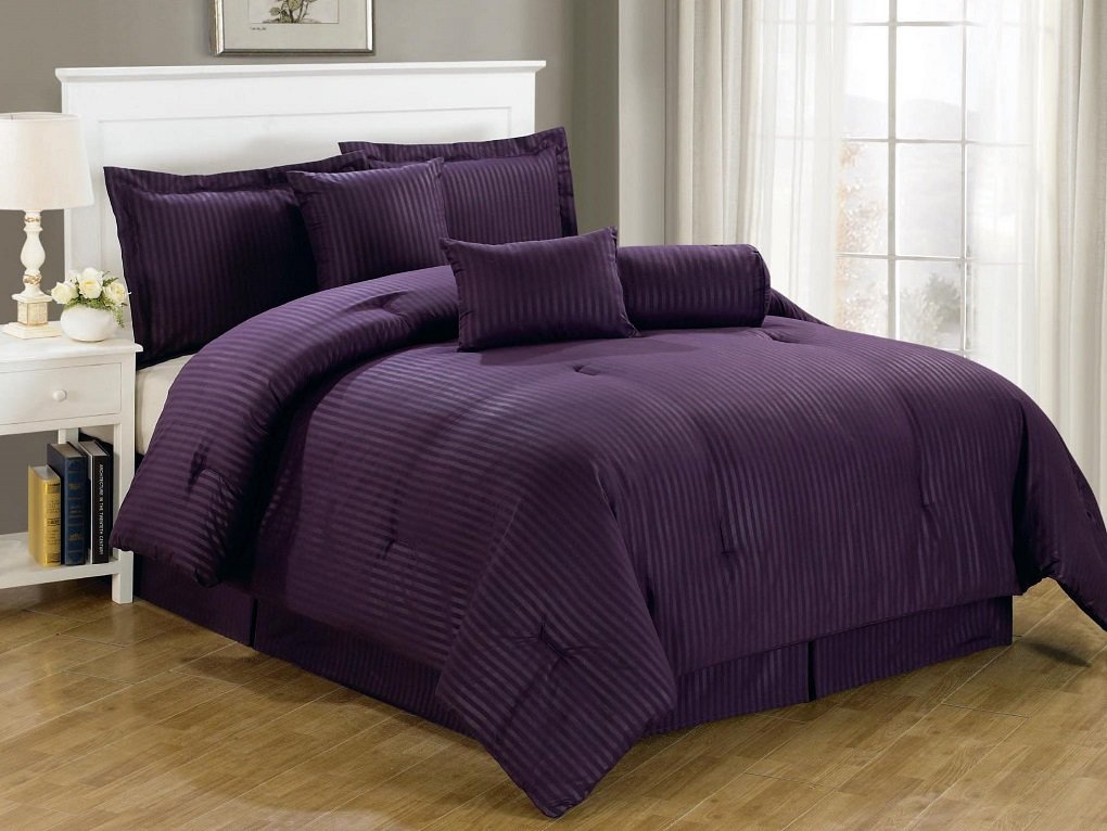 Deep Dark Purple Comforters Bedding Sets Deep Dark Purple Comforters Bedding Sets