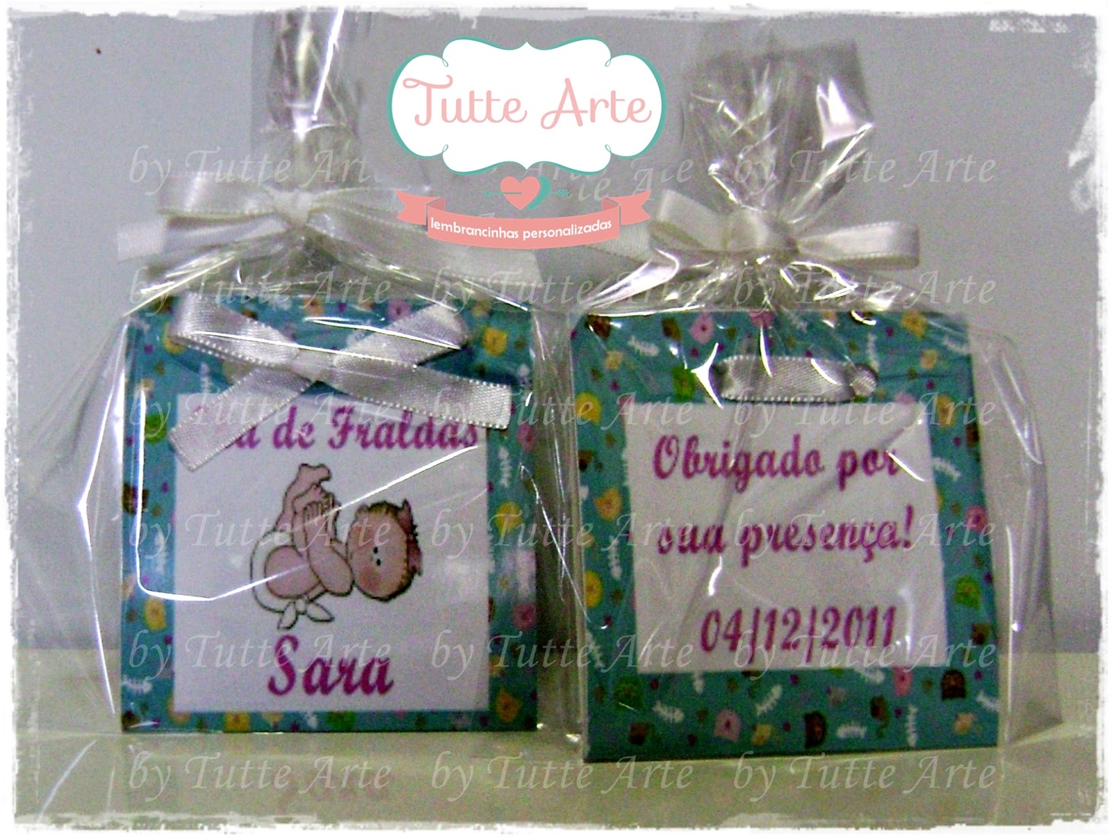 Tutte Arte Lembrancinhas Personalizadas: Sachê de Chá Personalizado