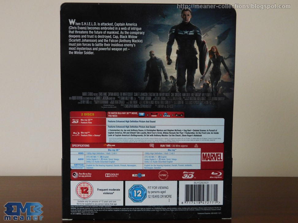 Captain America The Winter Soldier Zavvi Exclusive Lenticular