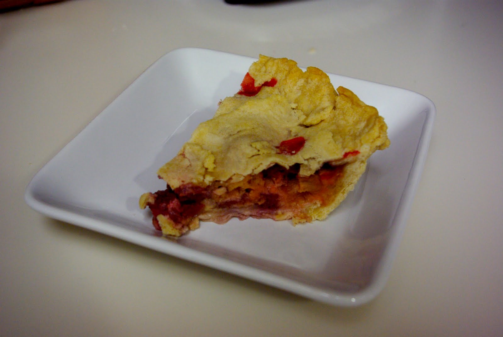 Happy Little Baker My Grandma's Strawberry Rhubarb Pie