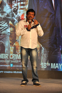 Ram gopal at  'Department' movie press meet