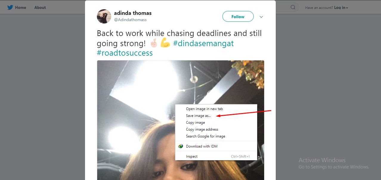cara download foto di twitter lewat pc