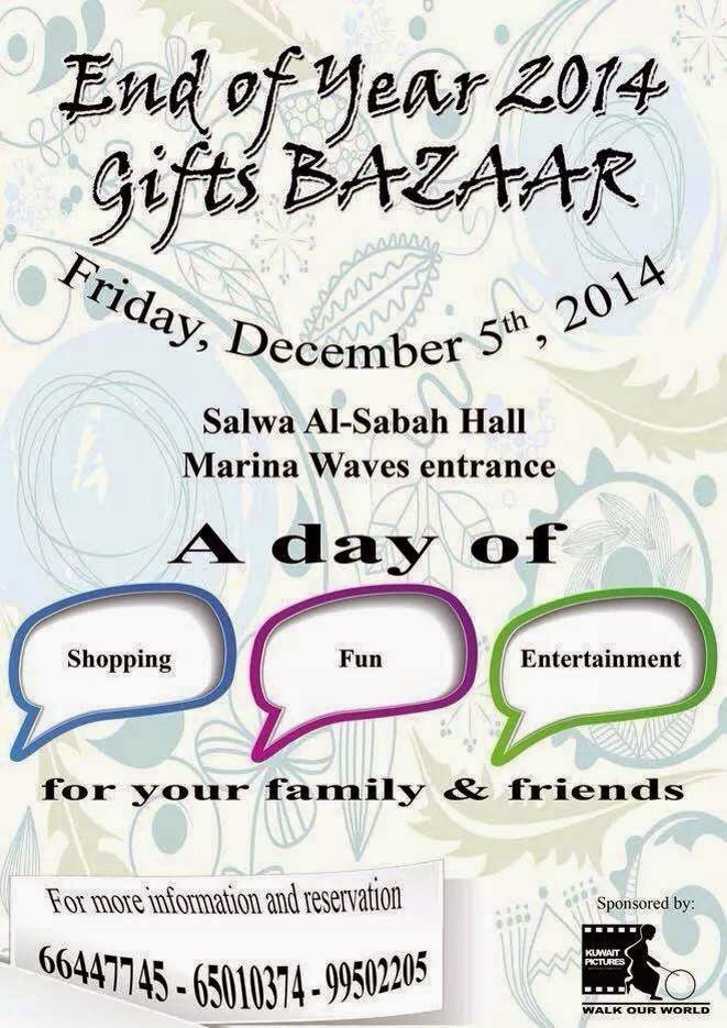 Ladies who do lunch in Kuwait Christmas Bazaar Salwa AlSabah Hall