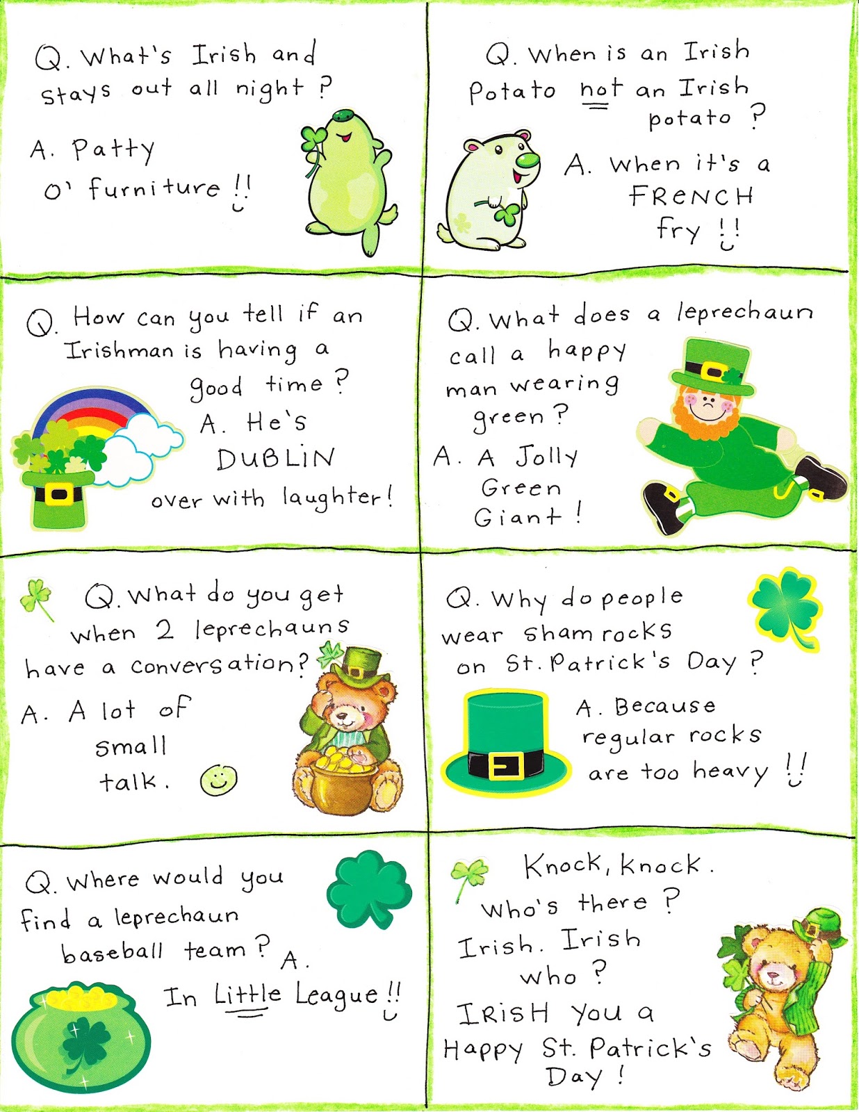Happy St Patrick’s Day Quotations Funny Pictures for Kids, Shirts