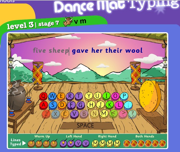 Dance Mat Typing Level 7 DANCE MAT TYPING