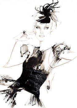 minchki: fashion illustrator: David Downton