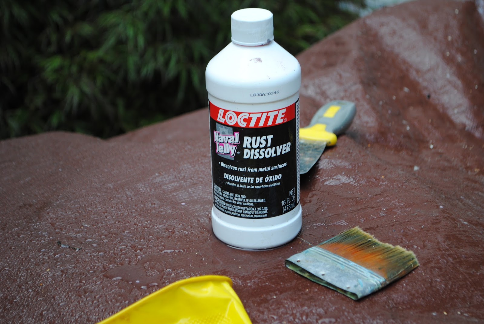 SHE Designs Operation DIY Iron Bed Restoration In Progress