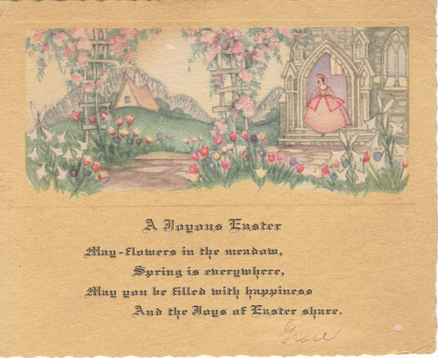 Vintage Easter card