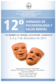 12º Jornadas de Salud Mental del Hospital. Diciembre 2011.