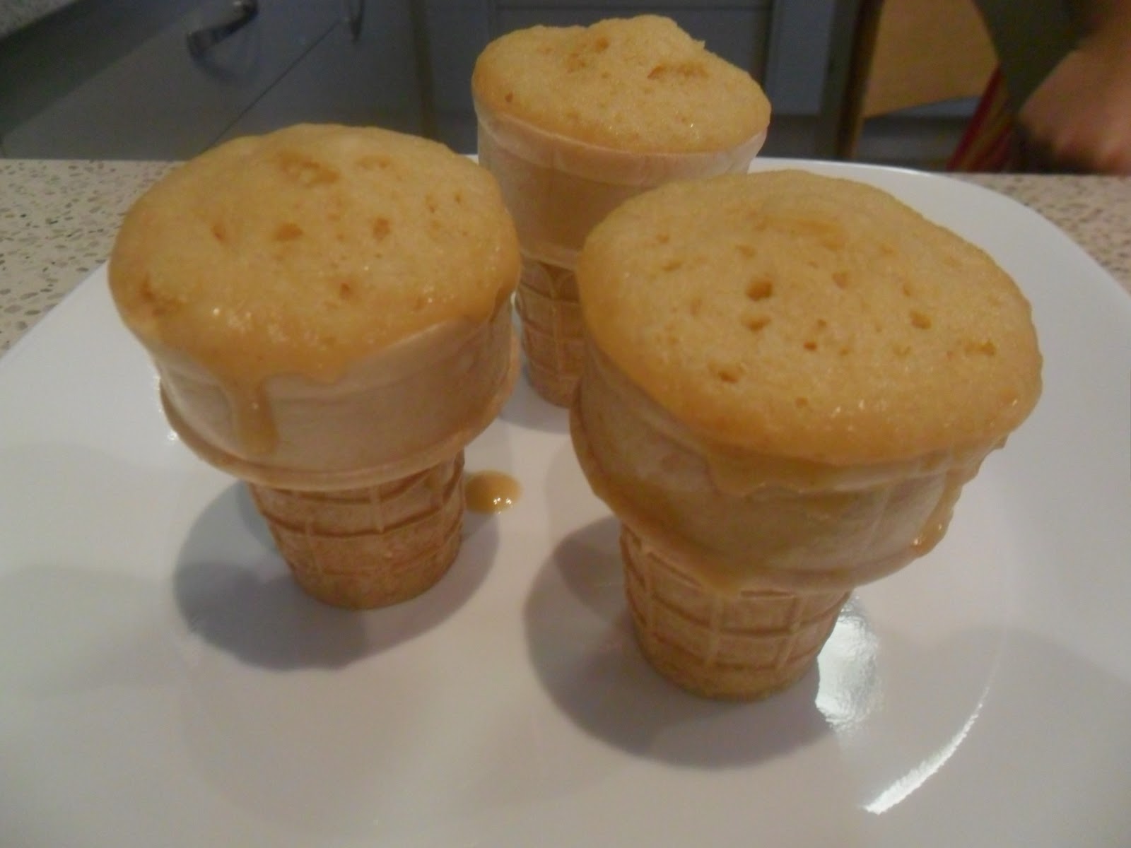 threefootcooks X is for Xmas Cone Cakes