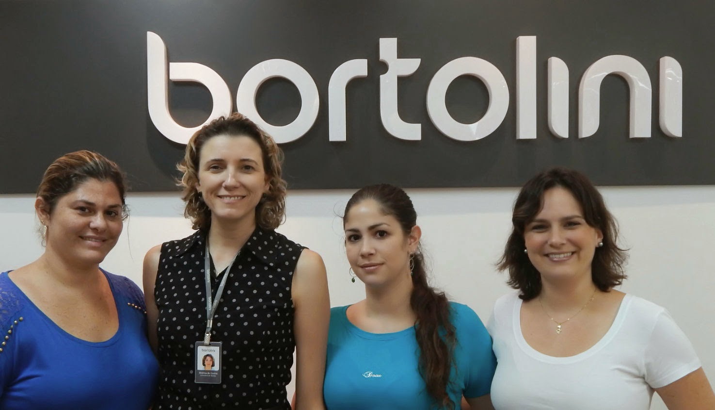 Claudia, Andrea, Nathália e Fernanda, da equipe Bortolini Esctech: atendimento cordato e eficaz.