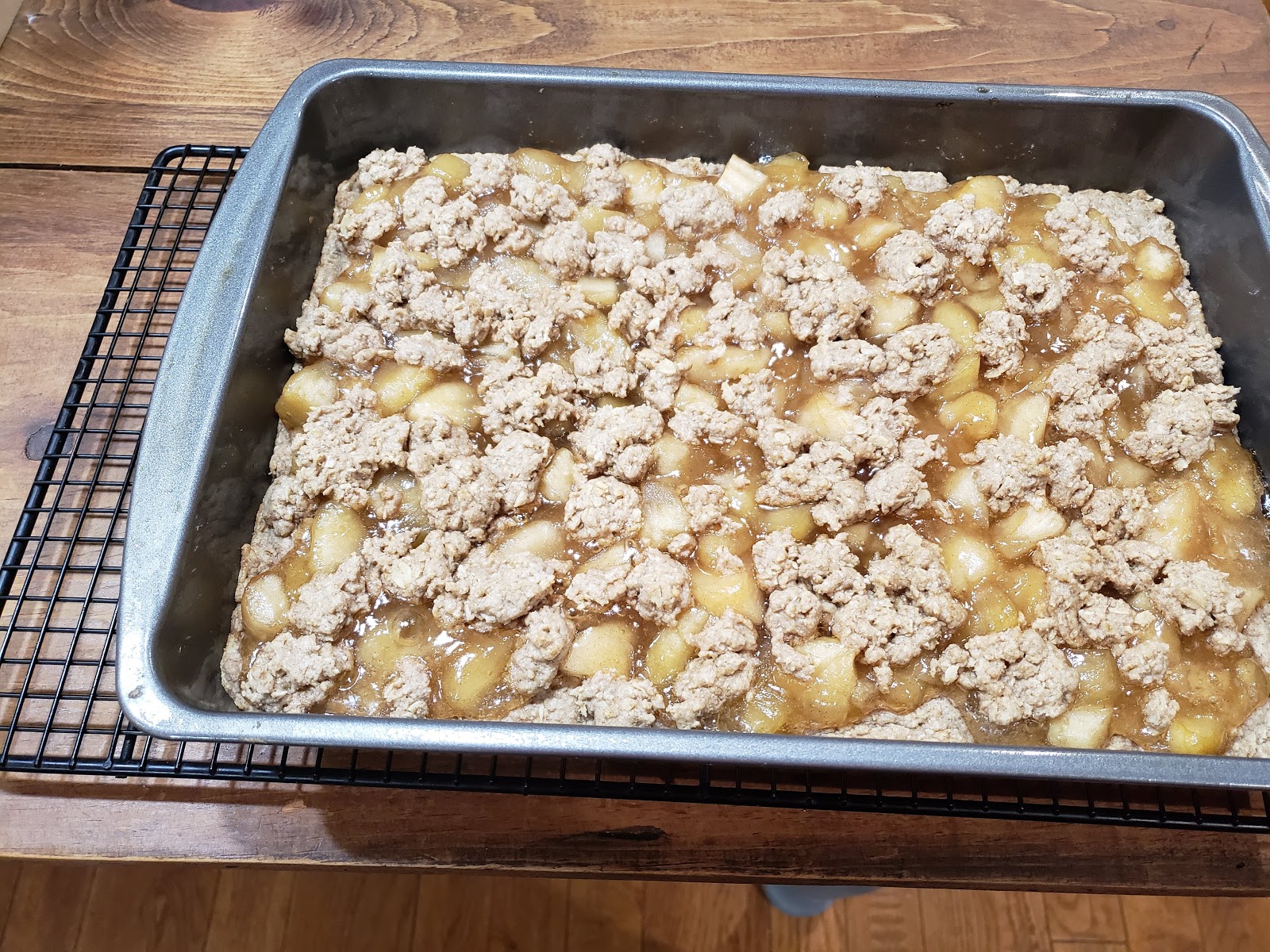 My Patchwork Quilt CINNAMON APPLE PIE BARS