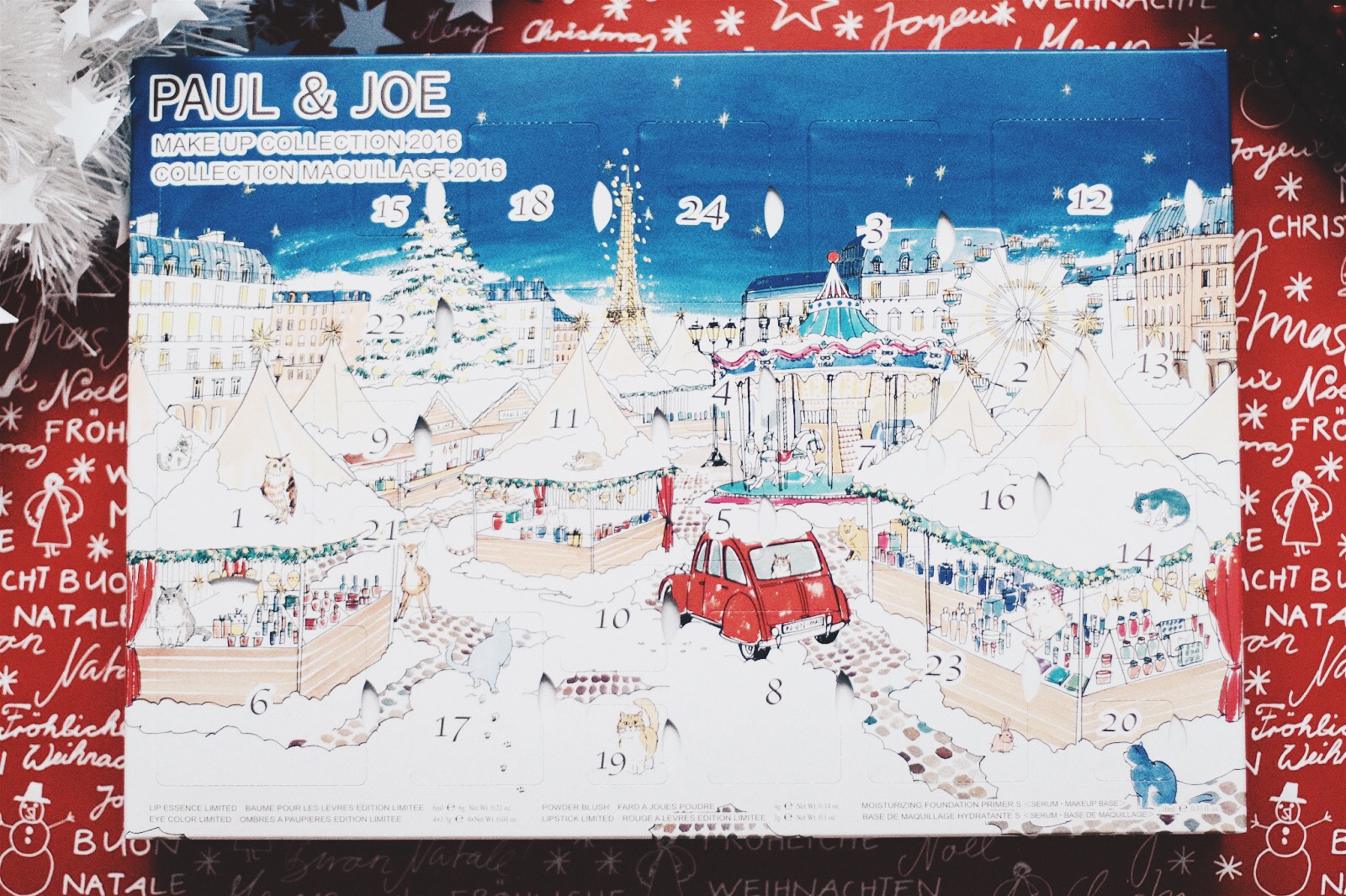 ALERTE ROUGE : CALENDRIER DE L'AVENT PAUL & JOE ! | kleo beauté
