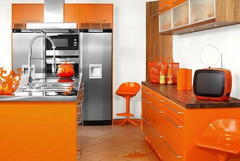 Decoracion Actual de moda: Cocinas con mucho color