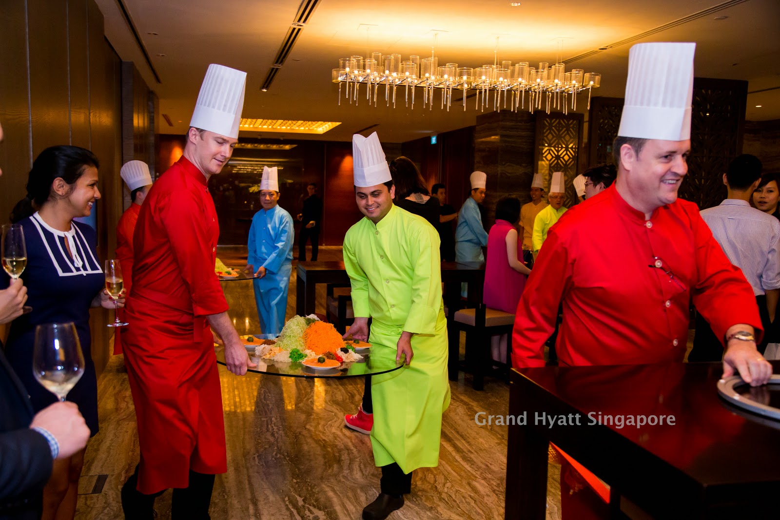 Grand hyatt yusheng hei singapore celebrating lou sang chinese year yee living meaning auspicious extraordinary style innocently customary lo enough Grand Hyatt Singapore - Celebrating Chinese New Year in Extraordinary