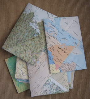 Map Page Envelopes - Meiphemera