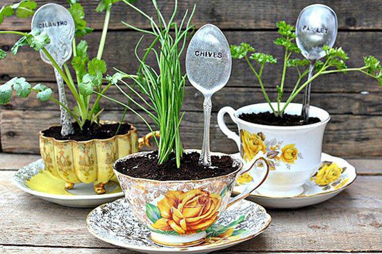 Smile Simple Pot Unik Taman Kreatif Bunga Tanaman Cangkir Bekas