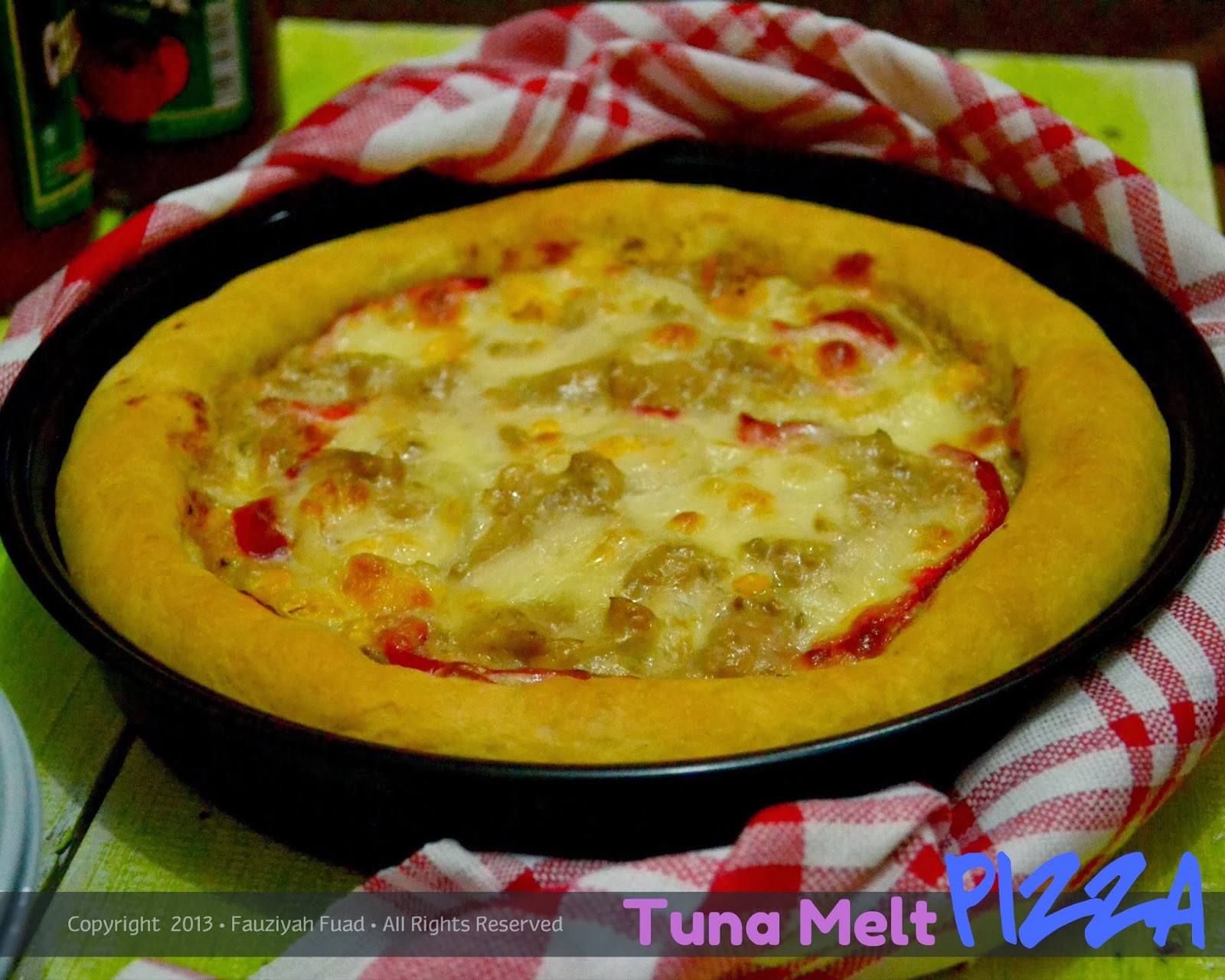 from my little kitchen Tuna Melt Pizza [Homemade]