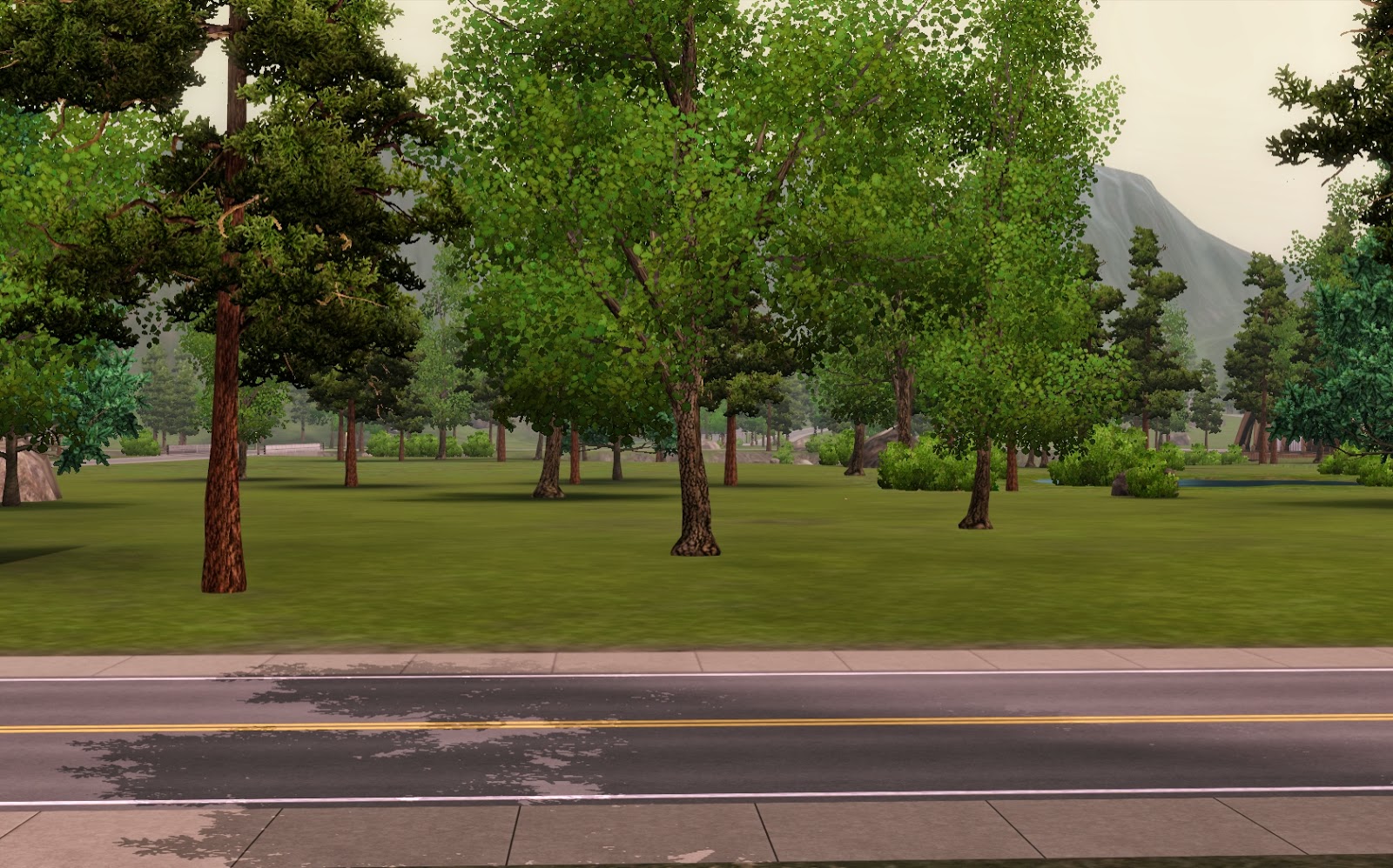 Summer's Little Sims 3 Garden Moonlight Falls (The Sims 3