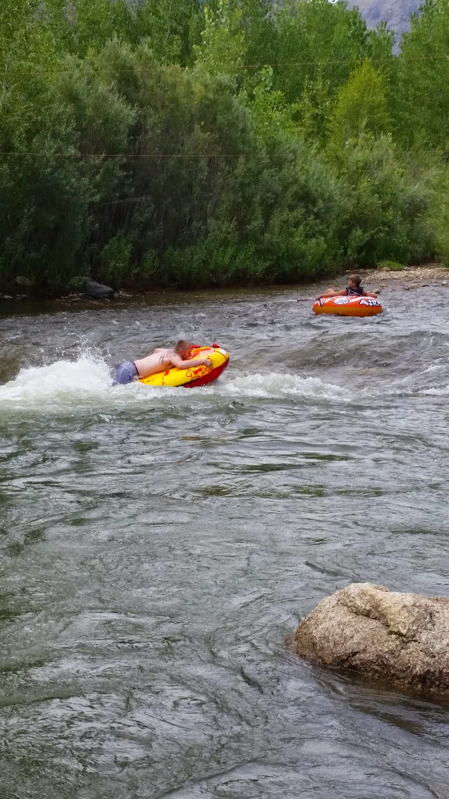 fordfam Floating the river in Golden