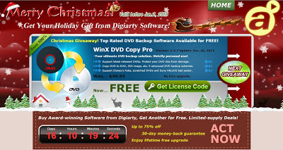 Digiarty 2012年聖誕節活動畫面
