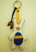 ¡Huevos de fieltro para celebrar la Pascua! conejo pascua fieltro 