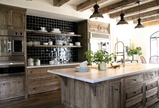 Cerused French Oak Kitchens and Cabinets - Kitchen Trend 2016 - Petite Haus