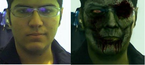 make zombie effect on your picture without programs ~ TB Tutorials
