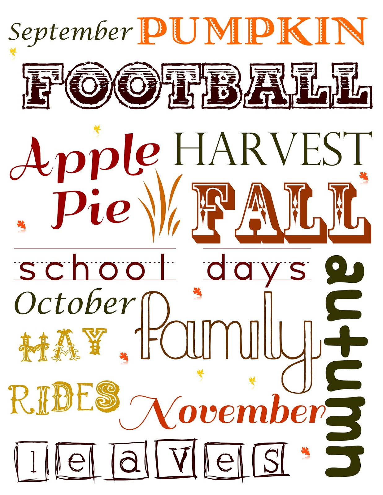 Second Chances Girl - a Miami family and lifestyle blog!: Freebie: Fall ...