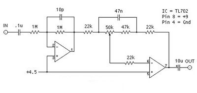 Megabass Circuit with TL072 - Electronic Circuit