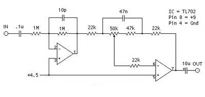 Megabass Circuit with TL072