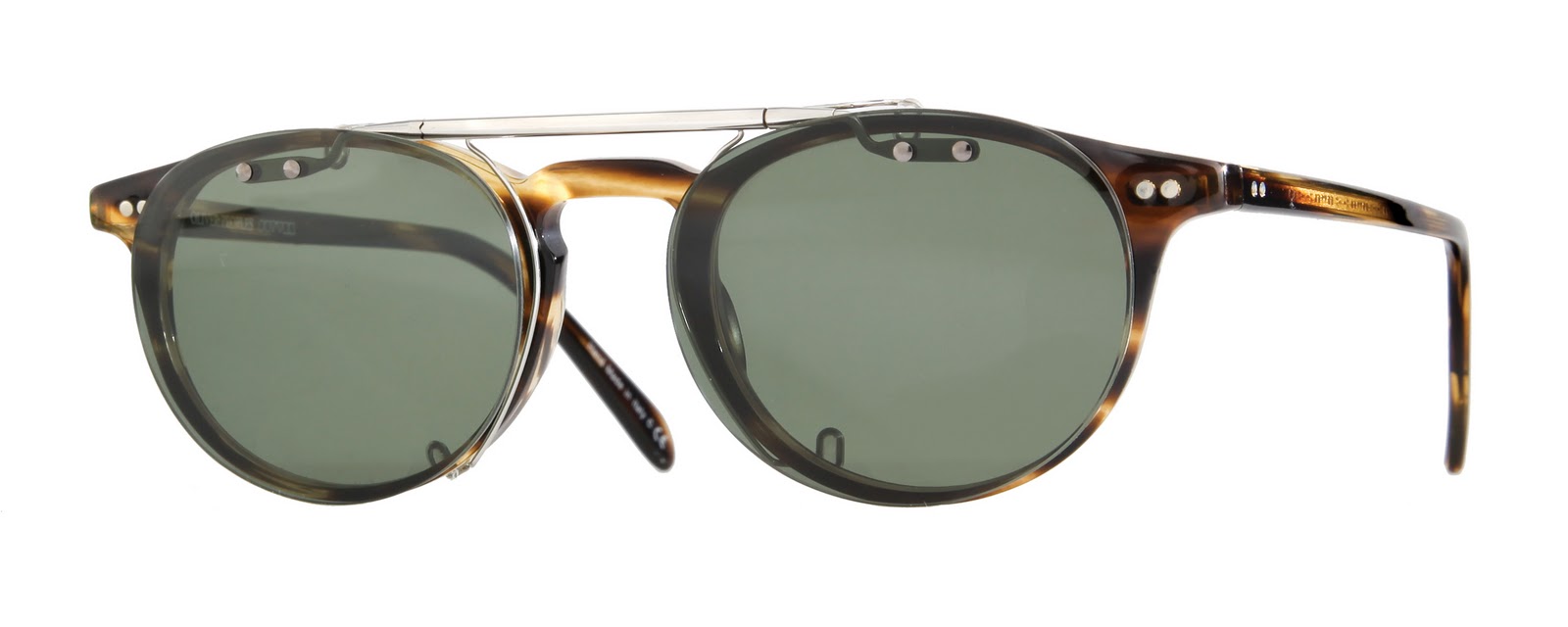 oliver peoples flip up sunglasses