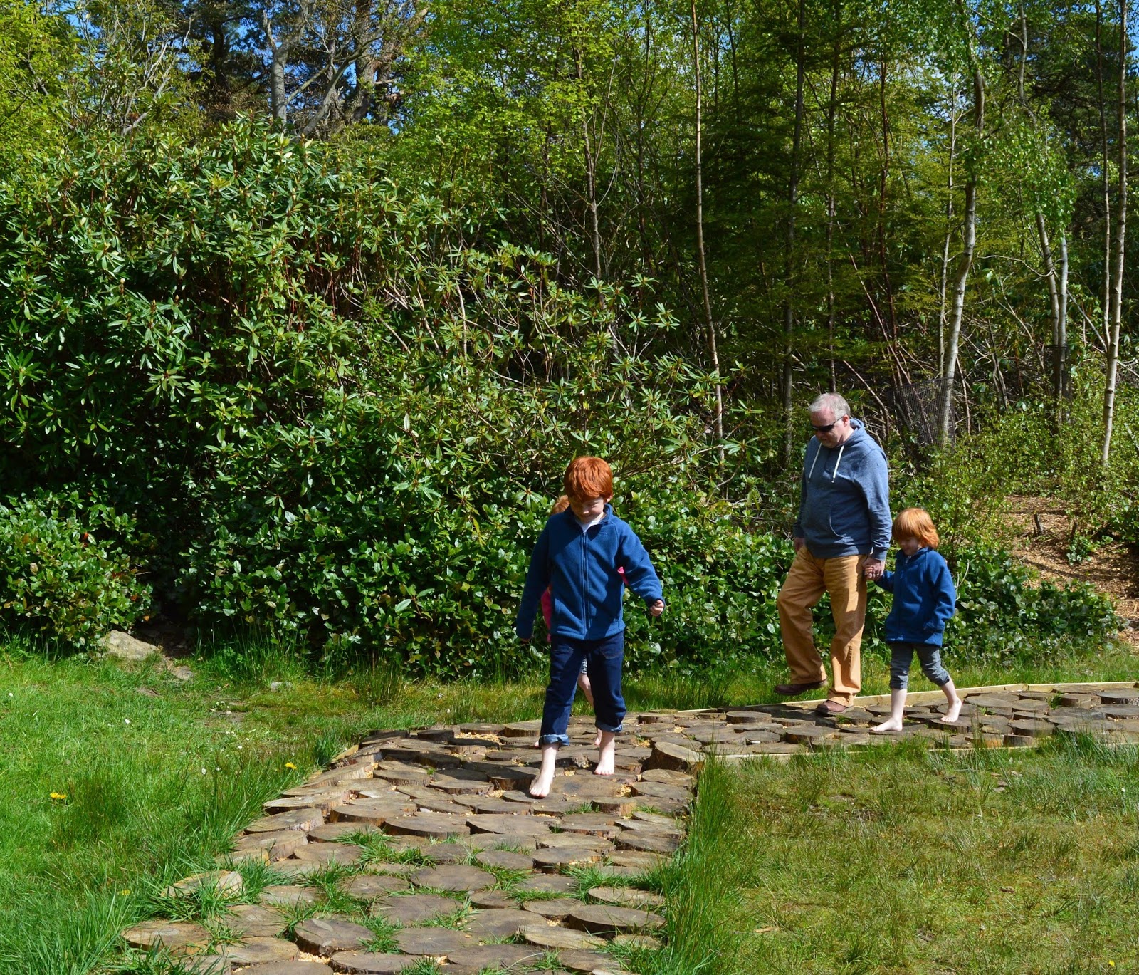 The Labyrinth at Cragside - barefoot walk