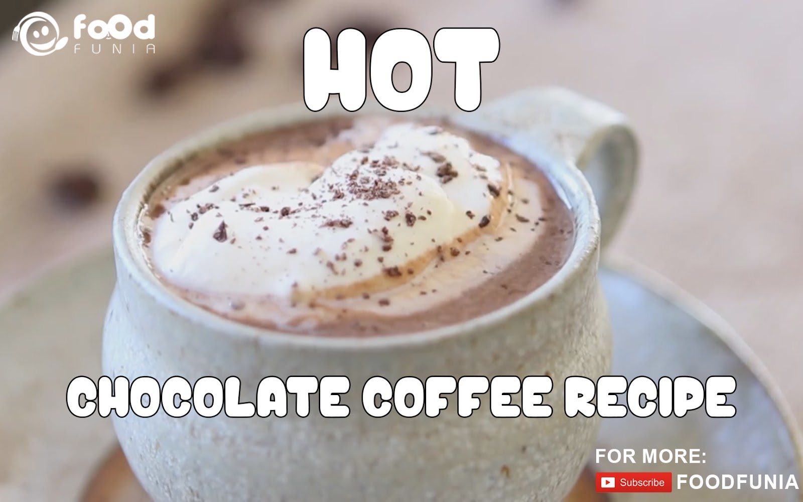 Hot Chocolate Coffee Recipe FoodFunia Pakistan & Indian Recipes