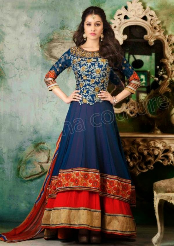 Shraddha Kapoor Anarkali Dresses 2014 | Shraddha Kapoor Suits ...
