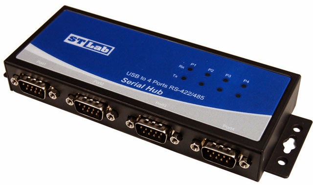 USB 2.0 to Serial Adapter RS-422 RS-485 DB9 4-Port IU-120
