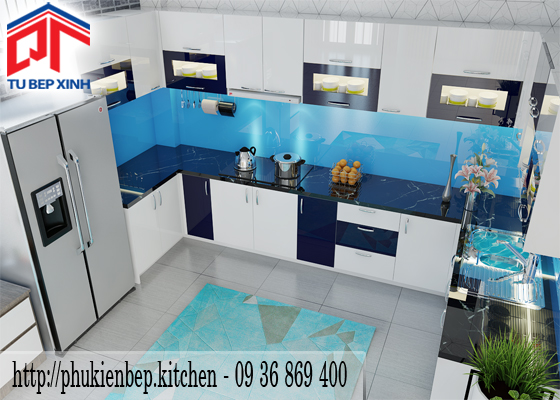 nội thất hiện đại tủ bếp chữ U