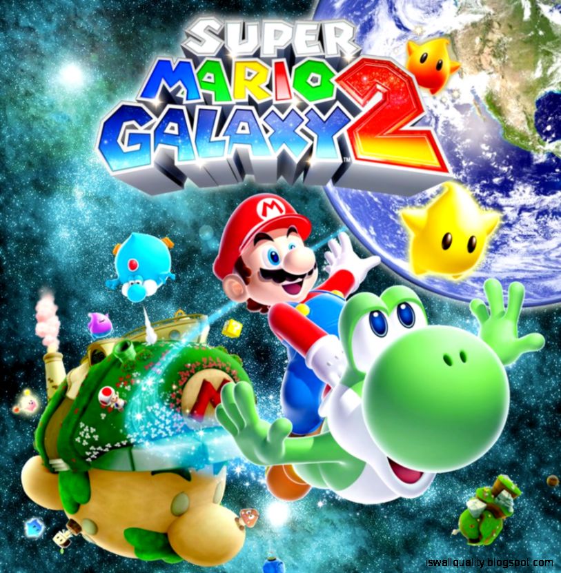 Super Mario Galaxy 2 Wallpaper Wallpapers Quality
