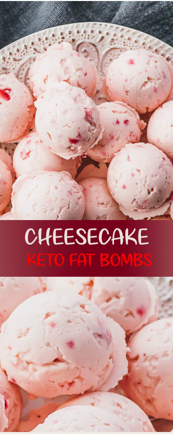 CHEESECAKE KETO FAT BOMBS - Healthy Recipes | Clean Eating