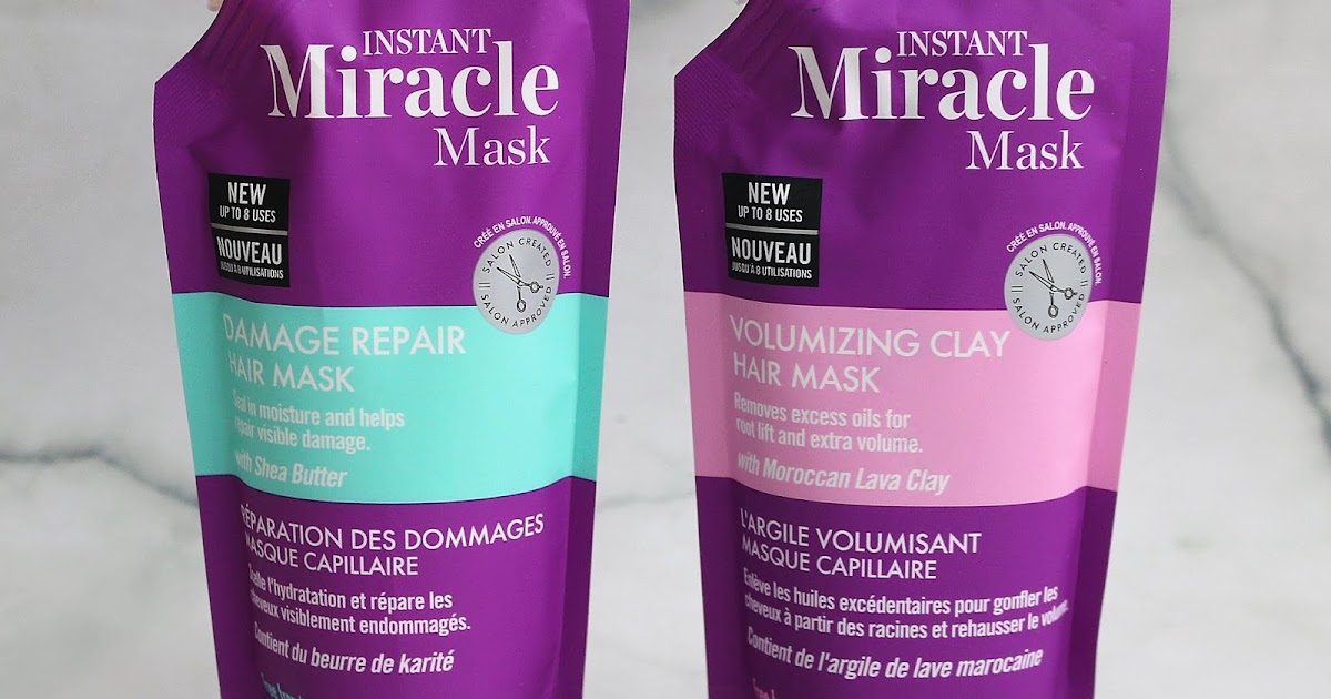 Marc Anthony Instant Miracle Mask Damage Repair & Volumizing Clay Hair Mask  | Natalie Loves Beauty