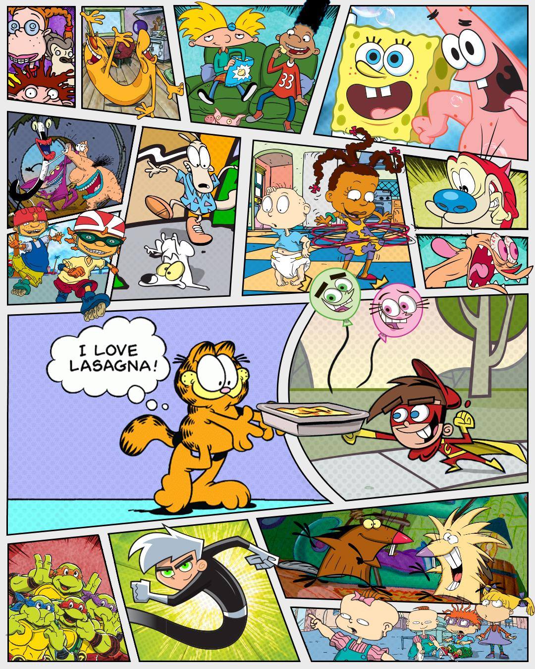 NickALive! Nickelodeon Garfield to the Nick Family