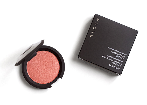 Becca Shimmering Skin Perfector Luminous Blushes Tigerlily Review Photos