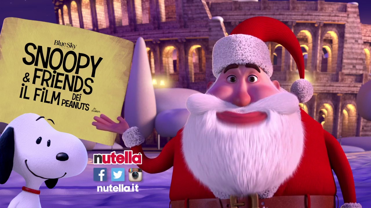 Babbo Natale 4 Nutella.Pubblicita Nutella Con Babbo Natale E Snoopy Missione Entusiamo