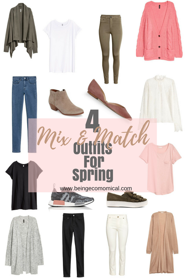 4 Stylish Mix & Match Outfits For Spring - ECO•MOM•ICAL