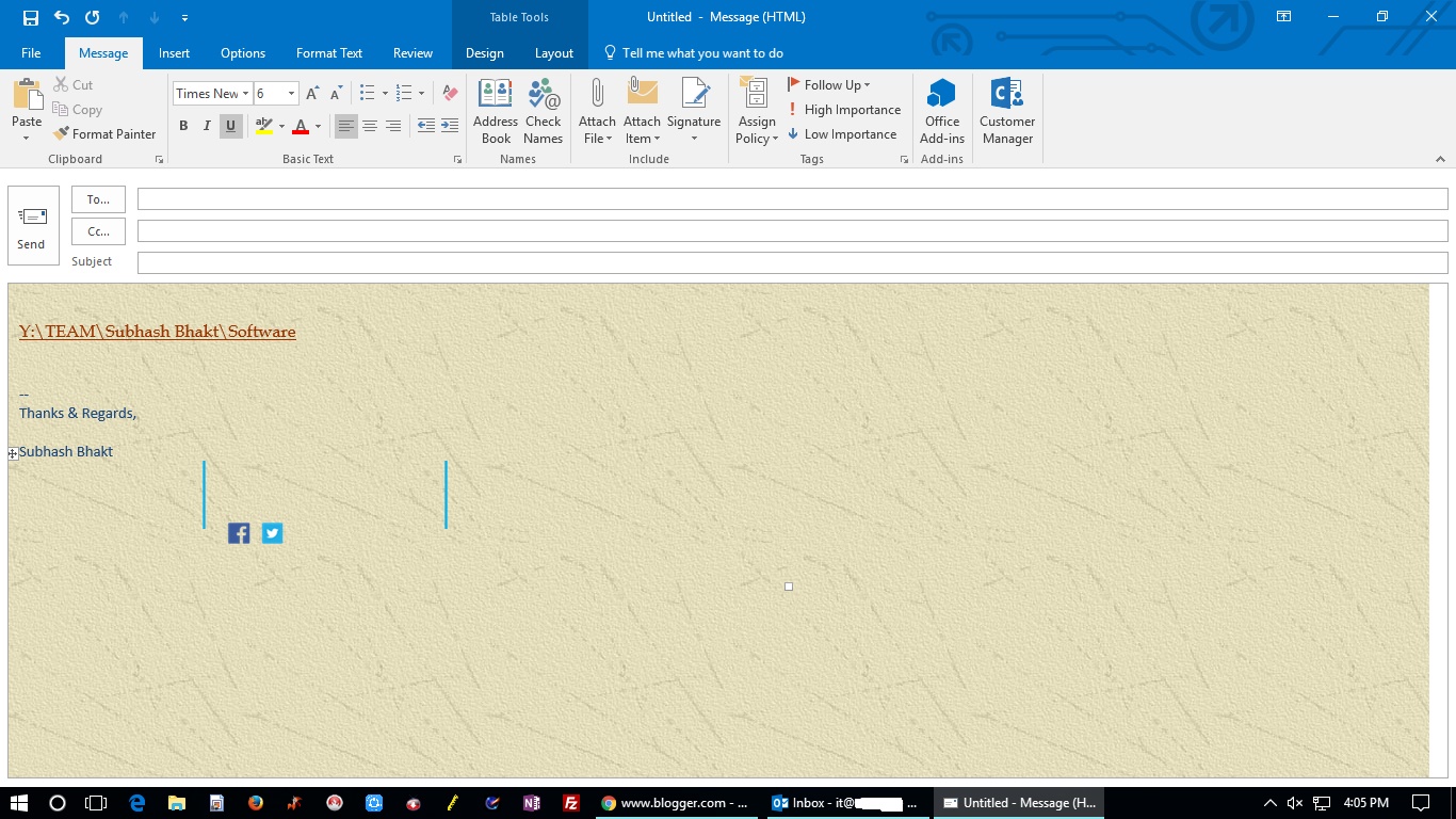 How To Create Hyperlink In Mail