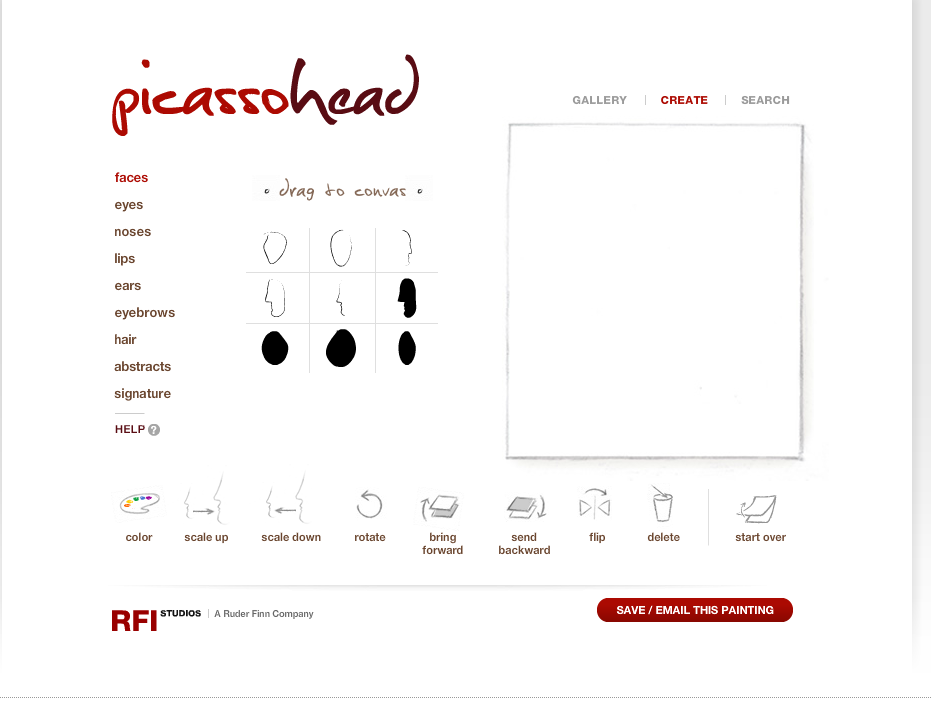 Interactive Art Lessons Online Picassohead