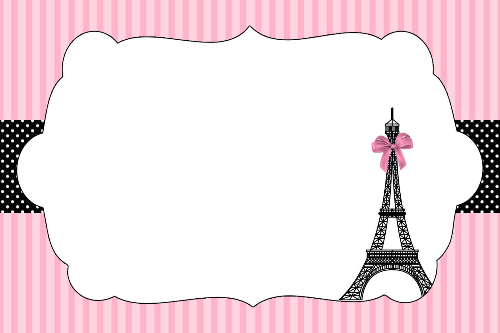 Paris preto e rosa  Montando minha festa