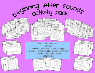 Plug-n-Plan: Beginning of the Year Beginning Sounds