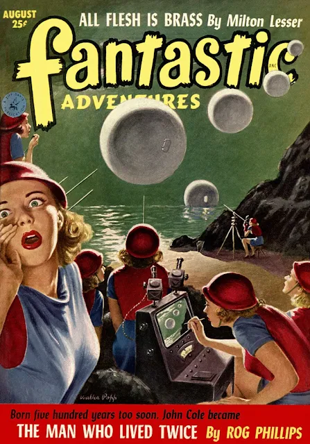 Fantastic Adventures agosto 1952 Volumen 14 número 8 