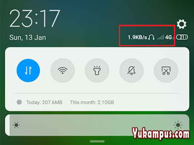 Cara Menampilkan Kecepatan Internet Xiaomi Redmi Yukampus